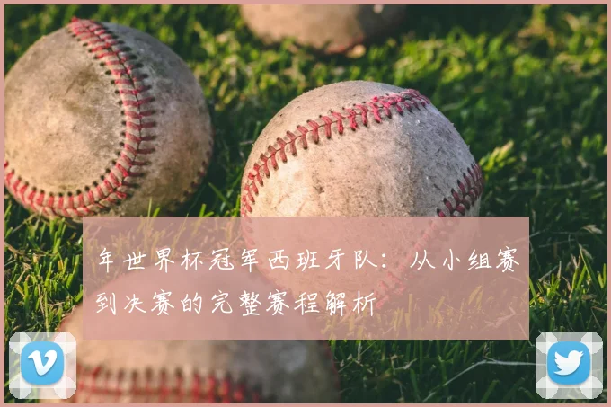 年世界杯冠军西班牙队:从小组赛到决赛的完整赛程解析